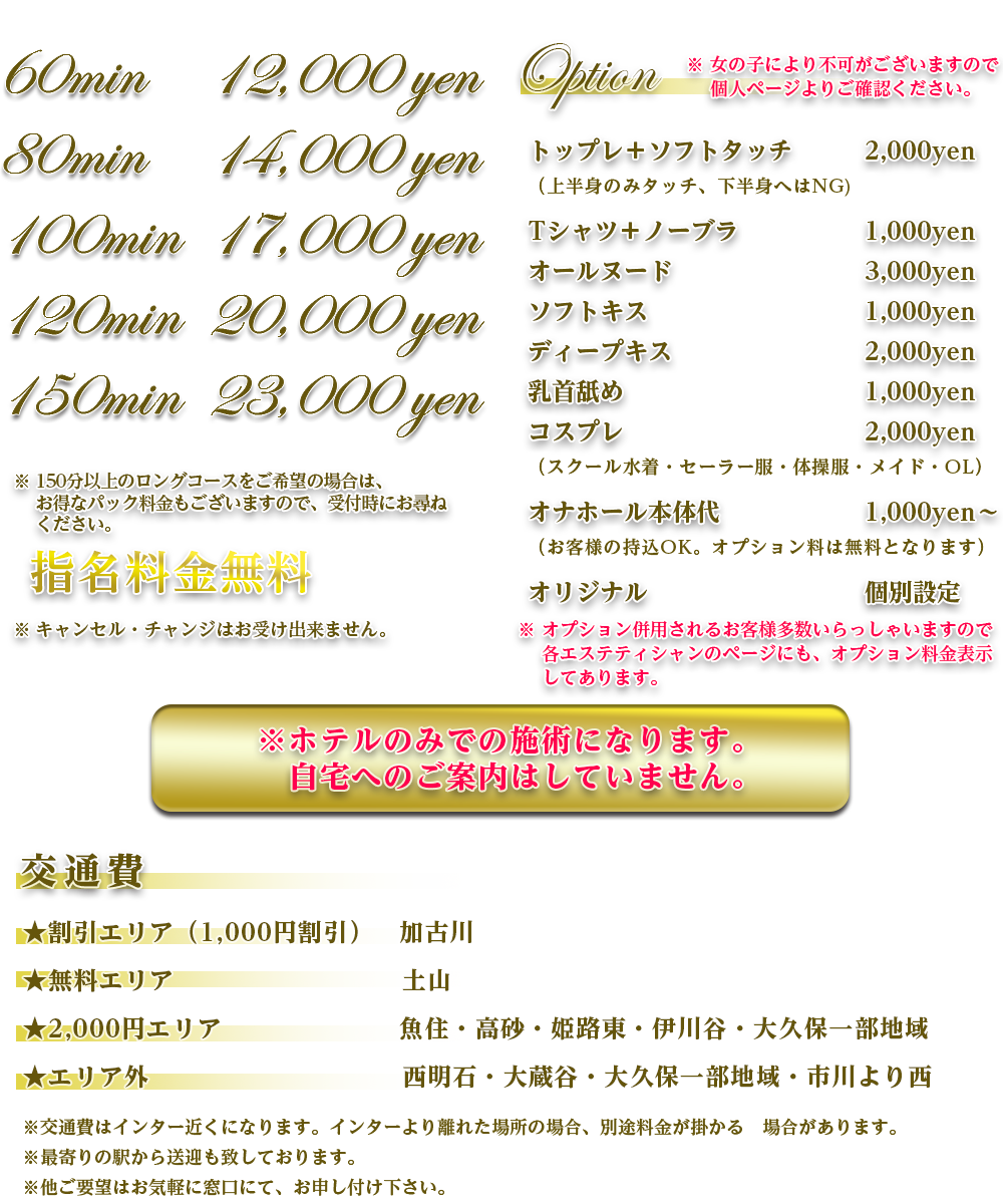 料金表